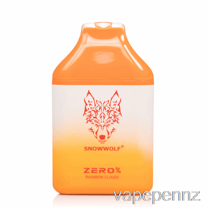 Snowwolf Zero 5500 0% Nicotine Free Disposable Rainbow Cloudz VAPE NZ